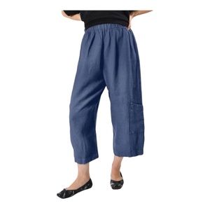 Bryn Walker Linen Casbah Pant Periwinkle Size Medium